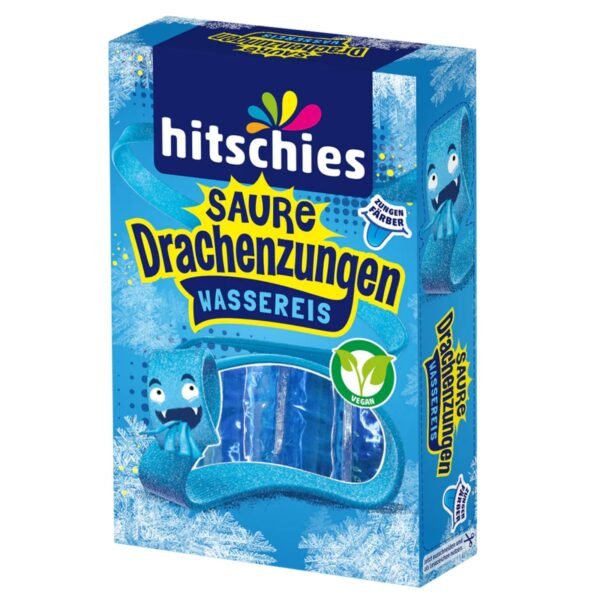 Hitschies Sour Drachenzungen Wassereis Blue