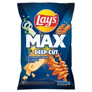 Lay's Max Deep Cut Extreme Cheese & Onion Flavour 120g