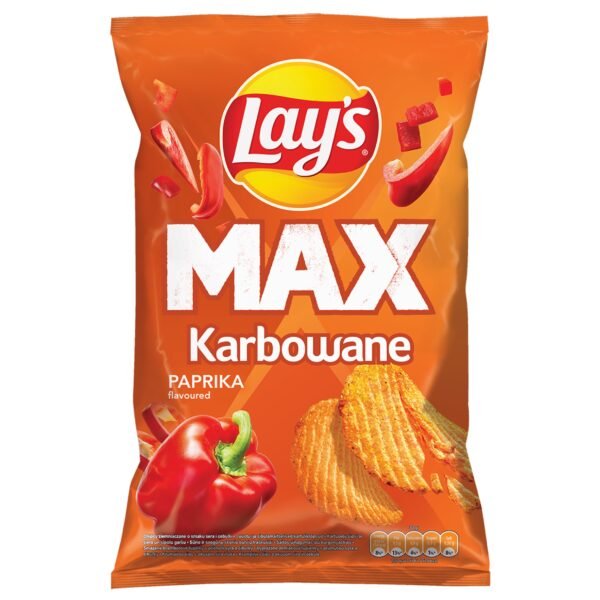Lay's Max Karbowane Paprika Flavour