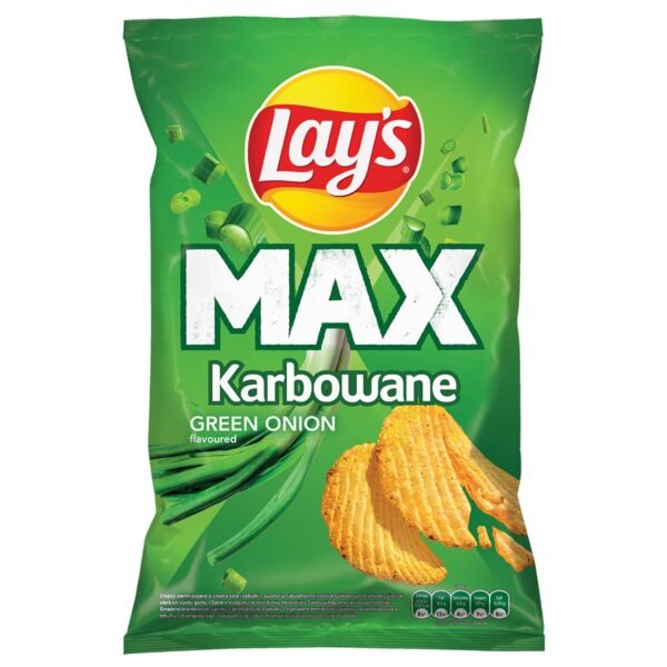 Lay's Max Karbowane Green Onion Flavour 120g