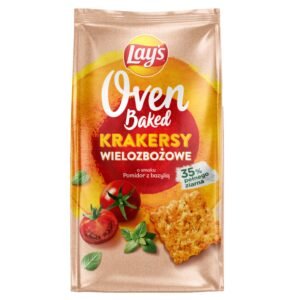 Lay’s Oven Baked Crackers Tomato & Basil Flavour