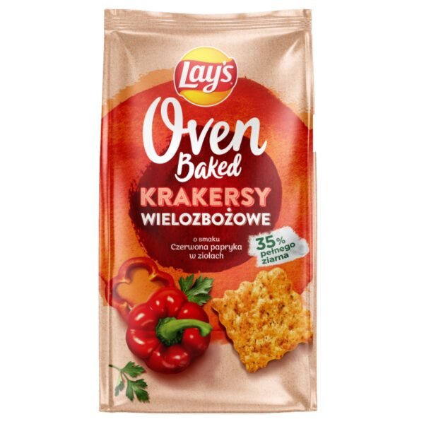 Lay’s Oven Baked Crackers Paprika & Herbs Flavour 80g