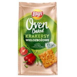 Lay’s Oven Baked Crackers Veggies & Green Onion Flavour