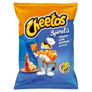 Cheetos Spirals Cheese & Ketchup Flavour