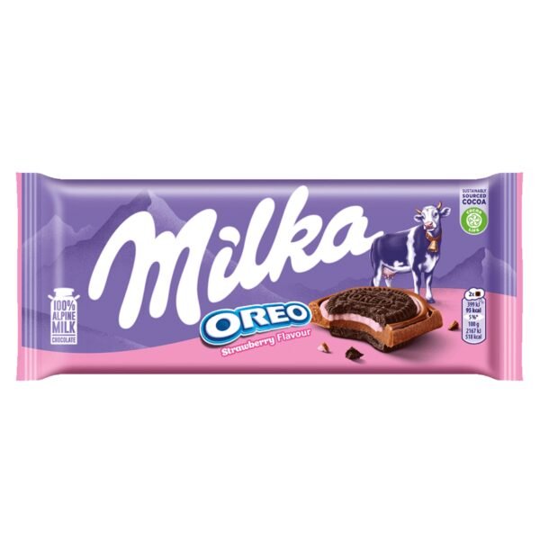 Milka Oreo Strawberry Sandwich