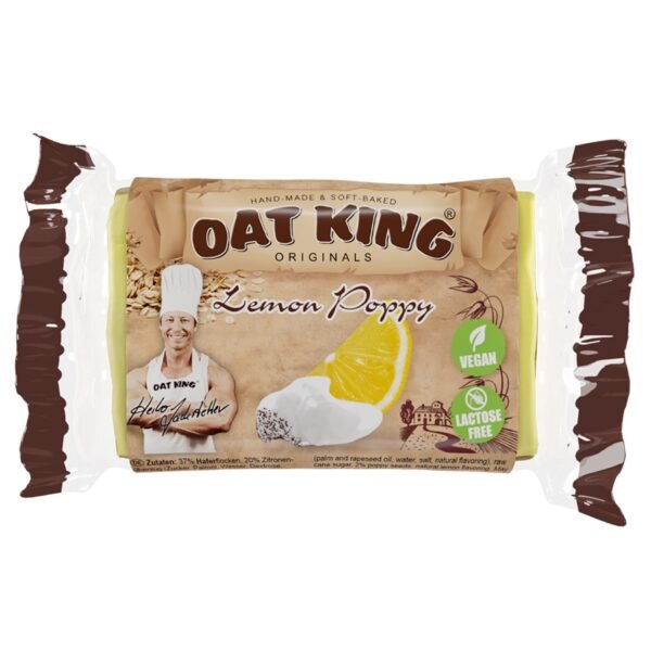 Oat King Lemon Poppy Bar