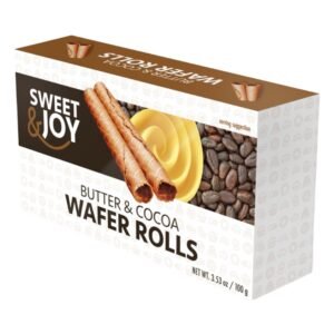 Sweet & Joy Wafer Rolls Butter & Cocoa