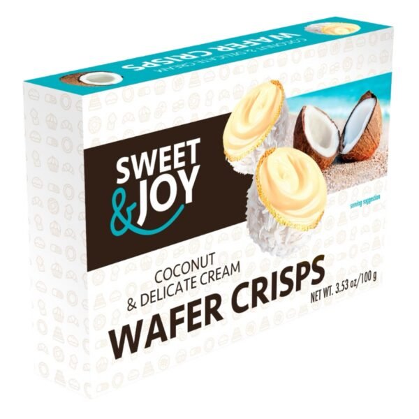 Sweet & Joy Wafer Crisps Coconut & Delicate Cream