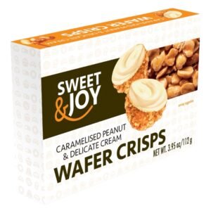 Sweet & Joy Wafer Crisps Caramelised Peanut & Delicate Cream