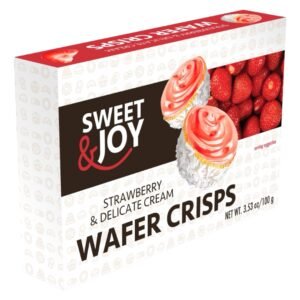 Sweet & Joy Wafer Crisps Strawberry & Delicate Cream