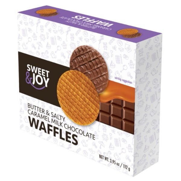 Sweet & Joy Waffles Butter & Salty Caramel Milk Chocolate