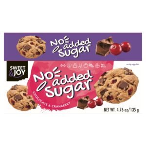 Sweet & Joy Cookies No Added Sugar Chocolate & Cranberry