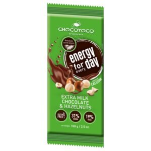 Chocoyoco Energy For Every Day Extra Milk Chocolate & Hazelnut