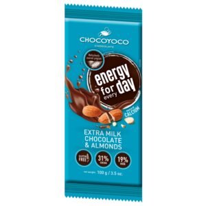 Chocoyoco Energy For Every Day Extra Milk Chocolate & Almond