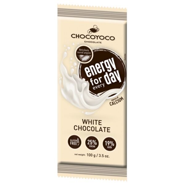 Chocoyoco Energy For Every Day White Chocolate