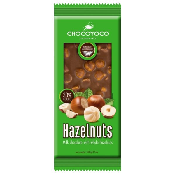 Chocoyoco Hazelnuts Milk Chocolate