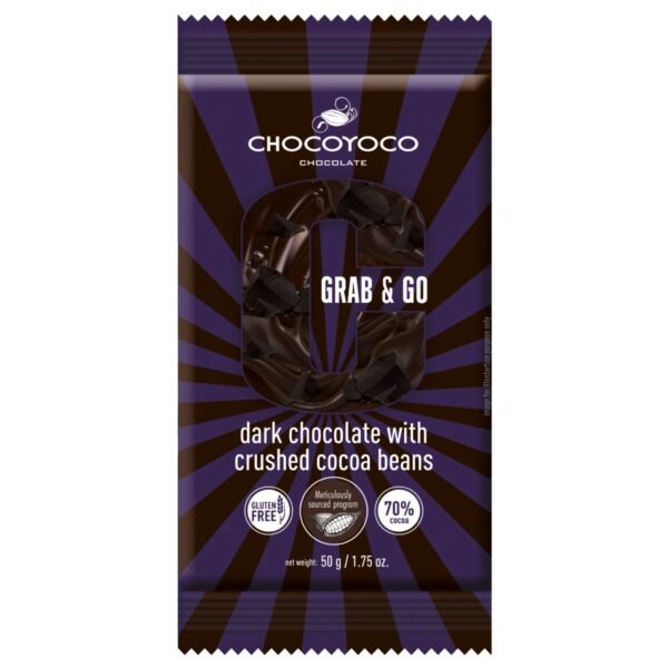 Chocoyoco Dark Chocolate & Crushed Cocoa Beans