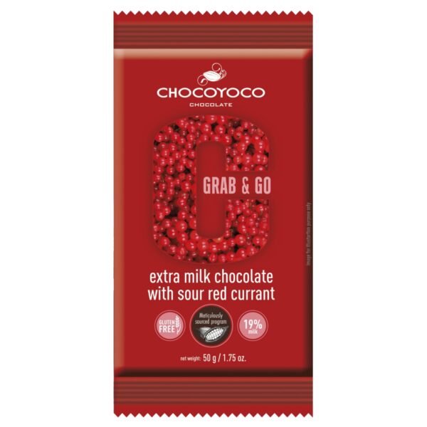 Chocoyoco Extra Milk Chocolate & Sour Red Currant