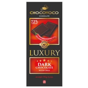 Chocoyoco Luxury Dark Chocolate 72% & Chili