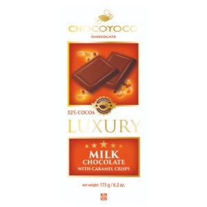 Chocoyoco Luxury Milk Chocolate & Caramel Crisps