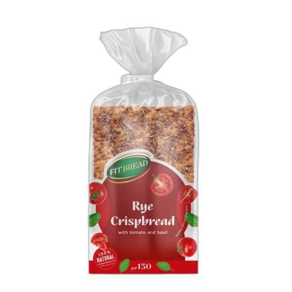 Fit Bread Rye Crispbread with Tomato & Basil 130g