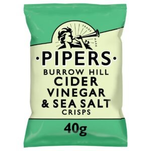 Pipers Cider Vinegar & Sea Salt Crisps 40g