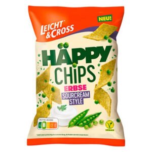 Leicht & Cross Happy Chips Pea Sour Cream 90g