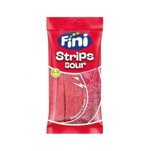 Fini Sour Strips Strawberry 125g