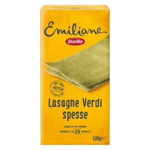 Barilla Emiliane Lasagne Verdi Spesse 500G