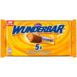 Cadbury Wunderbar Peanut Caramel 5PK 185g
