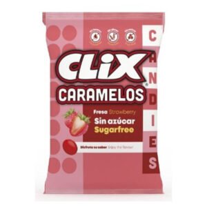 Clix Caramelos Strawberry Candy 21g