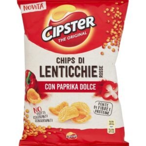 Cipster Lentil Chips Paprika 80g