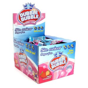 Dubble Bubble Strawberry Sugar Free Gum 4.5g
