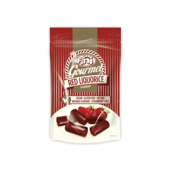 Fini Gourmet Red Liquorice Strawberry 180g