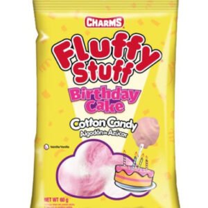 Charms Fluffy Stuff Cotton Candy Birthday Cake 28g