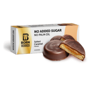 BW Cookies No Add Sugar Salted Caramel 100g
