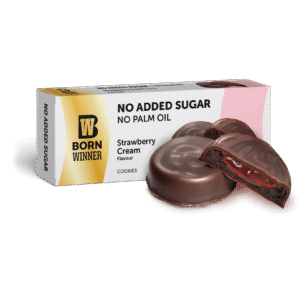 BW Cookies No Add Sugar Strawberry Cream 100g