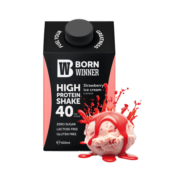 BW High Protein Shake Strawberry Ice Cream 500ml