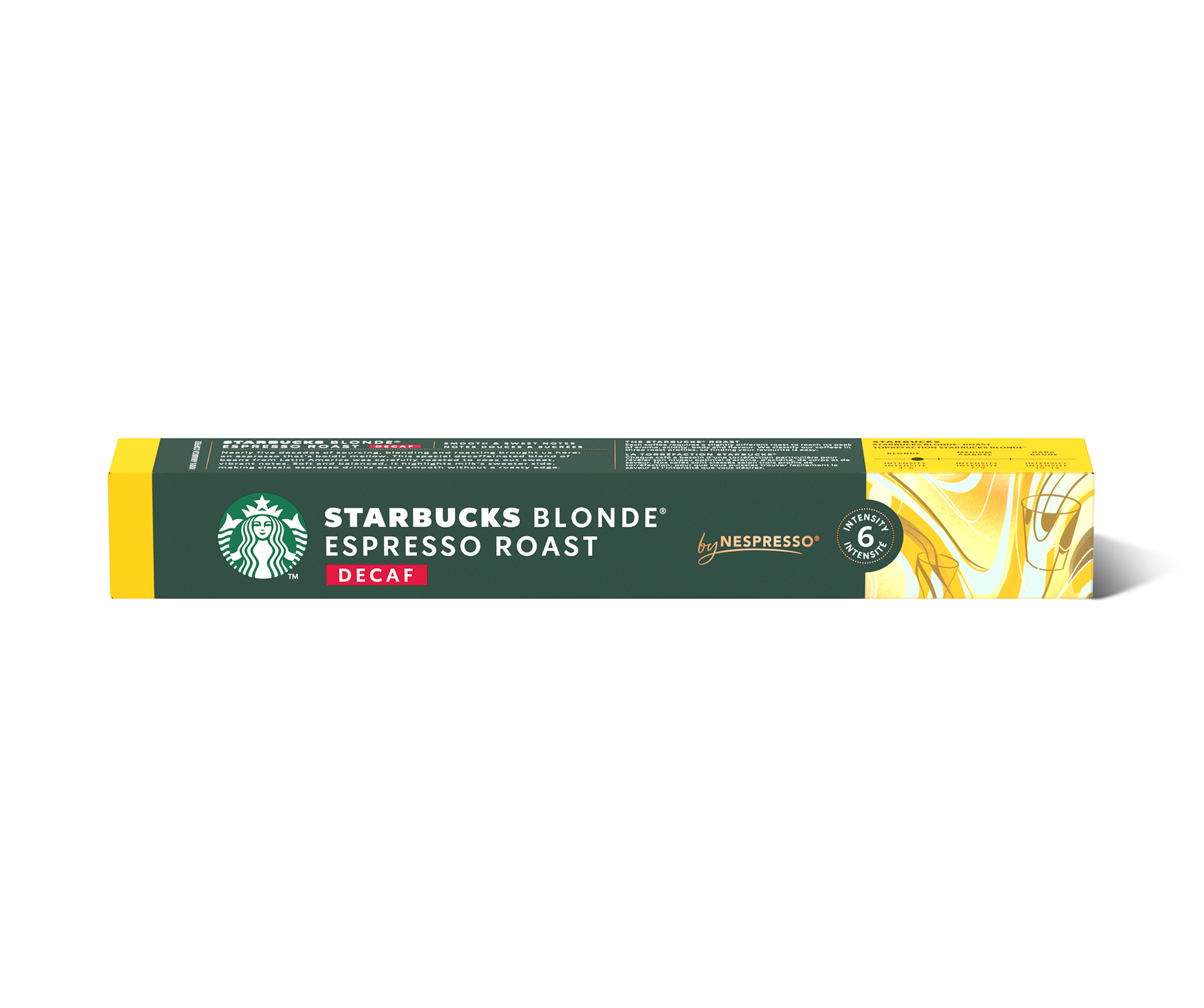 Starbucks Nespresso Blonde Espresso Roast Decaf 51g