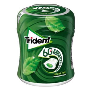 Trident 60 Minutes Spearmint Gum 68.2g