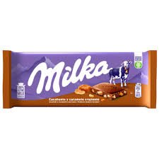 Milka Peanuts Crispy Caramel 90g