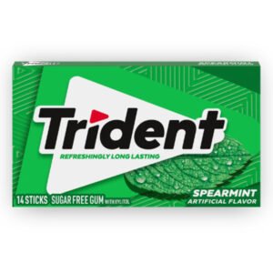 Trident Spearmint Gum 14g