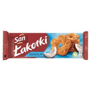 San Lakotki Coconut Choco Rings Biscuits 146g