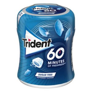 Trident 60 Minutes Peppermint Gum 68.2g