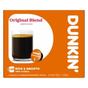 Dunkin' Dolce Gusto Original Blend Americano 70G