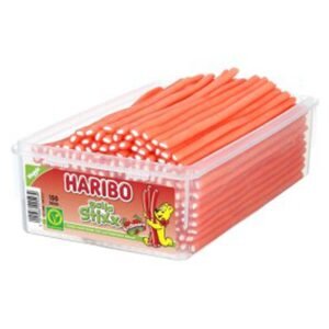 Haribo Balla Stixx Strawberry Tub 1.12KG