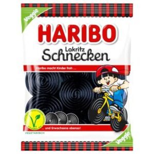 Haribo Liquorice Snails 175G