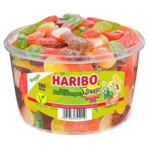Haribo Bear Tongues Sour Tub 1.35KG