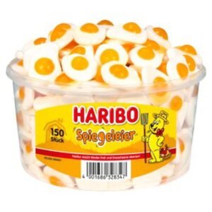 Haribo Fried Eggs Tub 1KG