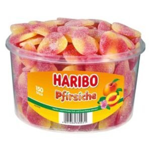 Haribo Peaches Tub 1.35KG